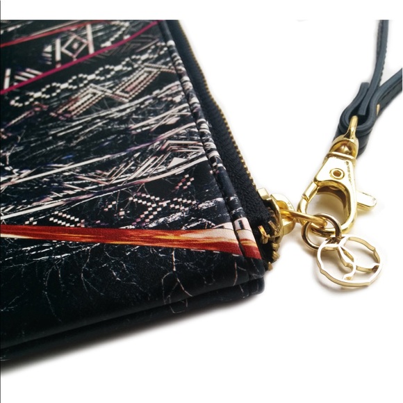 Multicolour Clutch with Black background - Picture 3 of 3